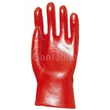 Kép 2/2 - KESZTYŰ 3520 SAV LÚG BENZINÁLLÓ PIROS 27 CM 10-ES MÉRET