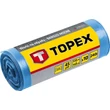 Kép 2/2 - TOPEX SZEMETESZSÁK 240 L, KÉK, 10 DB, ERŐS, MÉRETEK:120X150 CM, VASTAGSÁG: 45 MIC, LDPE FÓLIA