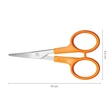 Kép 2/5 - FISKARS CLASSIC HAJLÍTOTT KÖRÖMVÁGÓ OLLÓ (10 CM)
