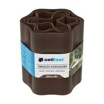 CELLFAST Ágyásszegély hullámos 20 cm x 9 m barna