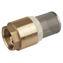 Lábszelep rézötvözet, rozsdamentes acélszűrővel 1/2" BM