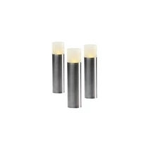 GARDEN LIGHTS Oak szett, 3db kerti lámpa, SMD led, meleg, fehér A++ 35 lm, 1W (3x)