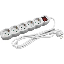 Entac Elosztó 5 Foglalat Kapcsolóval 3m 3G1,5