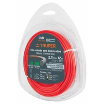 TRUPER Fűkasza damil (bordó), 2,7mm, 12m, kör profil