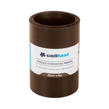 CELLFAST Ágyásszegély egyenes 20 cm x 9 m barna