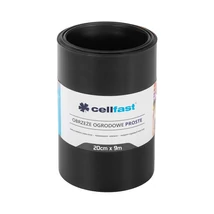 CELLFAST Ágyásszegély egyenes 20 cm x 9 m fekete