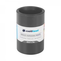 CELLFAST Ágyásszegély egyenes 20 cm x 9 m grafit