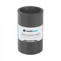 CELLFAST Ágyásszegély egyenes 25 cm x 9 m grafit