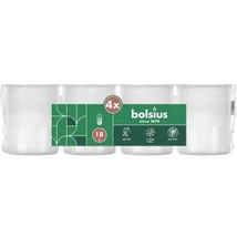 Bolsius mécses fehér C40 pálmaolaj nélkül 18 órás 4 db/ csomag