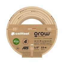 CELLFAST Locsolótömlő 4 rétegű GROW 1/2" 15 m - Újrahasznosított