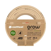 CELLFAST Locsolótömlő 4 rétegű GROW 1/2" 25 m - Újrahasznosított