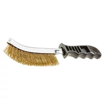 TOPEX Spidkefe, drótkefe, 240mm, réz, hullámos