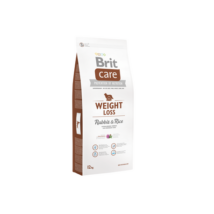 BRIT CARE KUTYATÁP WEIGHT LOSS (rabbit&rice,light) (hipoallergén,túlsúlyos) 3kg