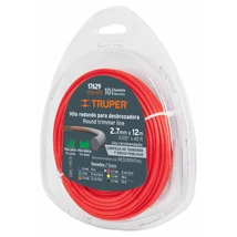 TRUPER Fűkasza damil (bordó), 2,7mm, 12m, kör profil