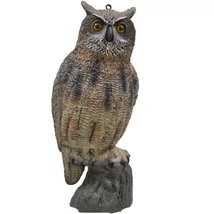 Riasztó műa. állatfigura nagy bagoly 59cm