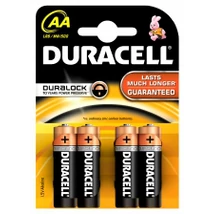 DURACELL BASIC ALKÁLI CERUZA ELEM B4 ( AA - 4 db )