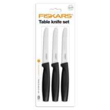 FISKARS FUNCTIONAL FORM Recés asztali kés, 3 részes ( Fekete )