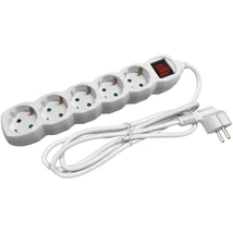 Entac Elosztó 5 Foglalat Kapcsolóval 5m 3G1.5