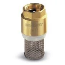 Lábszelep rézötvözet, rozsdamentes acélszűrővel 1/2" BM