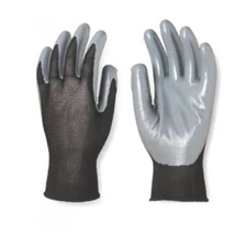 VÉDŐKESZTYŰ 1NIBB10 MÁRTOTT SZÜRKE NITRIL 10-ES