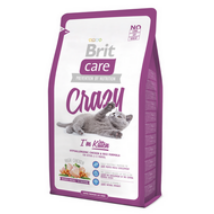 BRIT CARE CAT MACSKATÁP CRAZY KITTEN (chicken&rice)(kölyök) 400g