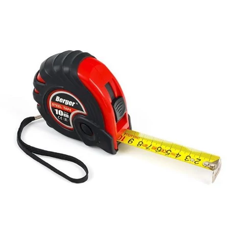 BERGER mérőszalag 3m x 16mm AutoLock gumírozott, mágneses Profi