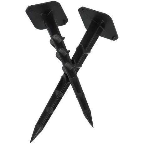 Leszúró tüske műanyag ( 12,5 cm x 3 cm ) 20 db / csomag - vakondháló- geotextil rögzítéshez