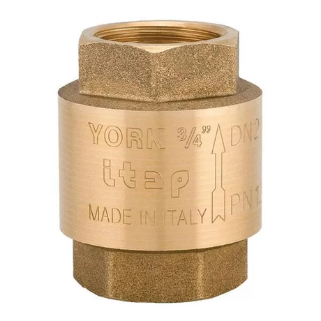 Visszacsapó szelep rézötvözet ITAP YORK 3/4" BM