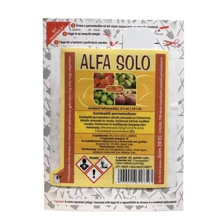 ALFA SOLO AMPULLÁS 1X3ML