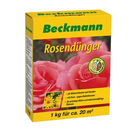 BECKMANN szerves-ásványi növénytáp rózsákhoz és virágzó évelő növényekhez 1kg