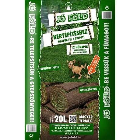 JÓ FÖLD KERTÉPÍTÉSHEZ, GYEPFELÚJÍTÁSHOZ 20 L