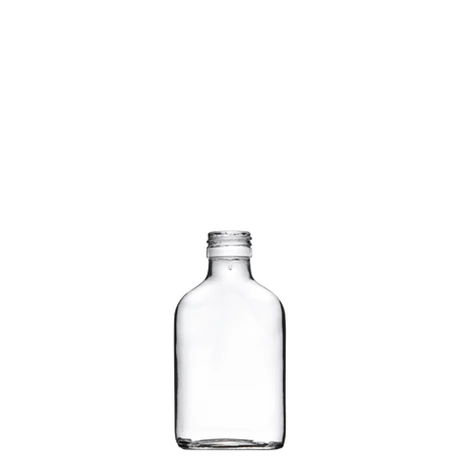ÜVEGÁRU OVÁL LAPOS ÜVEG (TASCHEN) 0,2 l + kupak