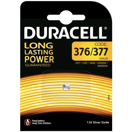 DURACELL GOMBELEM EZÜST-OXID 377 B1