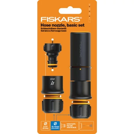 FISKARS Solid öntöző alapcsomag 13mm(1/2") 4részes