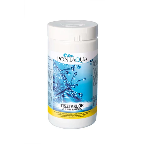 TISZTAKLÓR lassan oldódó 20 g-os klórtabletta 1 kg