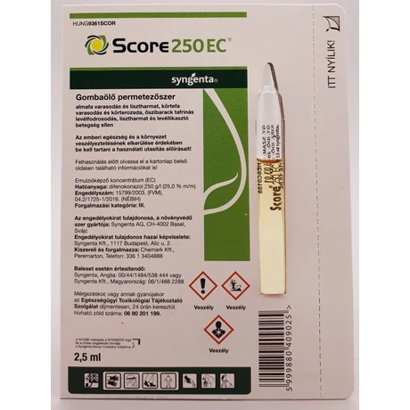 SCORE 2,5ML LEVELES