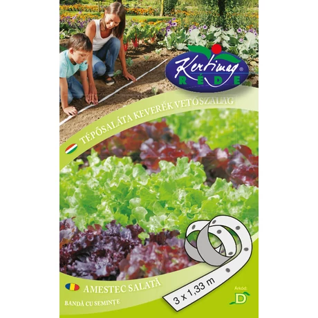 VETŐSZALAG RÉDEI KERTIMAG TÉPŐSALÁTA KEVERÉK 3X1,33m