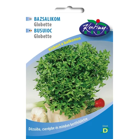 FŰSZERNÖVÉNY BAZSALIKOM RÉDEI KERTIMAG GLOBETTE, ZÖLD GÖMB 1 g