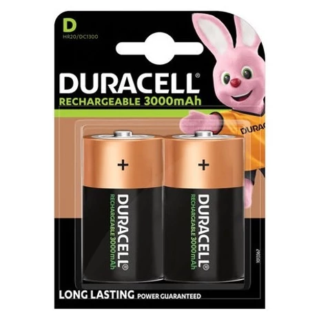 DURACELL AKKUMULÁTOR GÓLIÁT 3000mAh Ni-Mh D B2