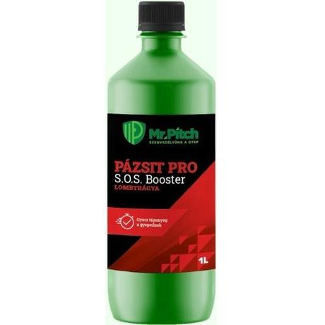 Mr. Pitch Pázsit Pro SOS Booster lombtrágya 1 L - Pázsit regeneráló