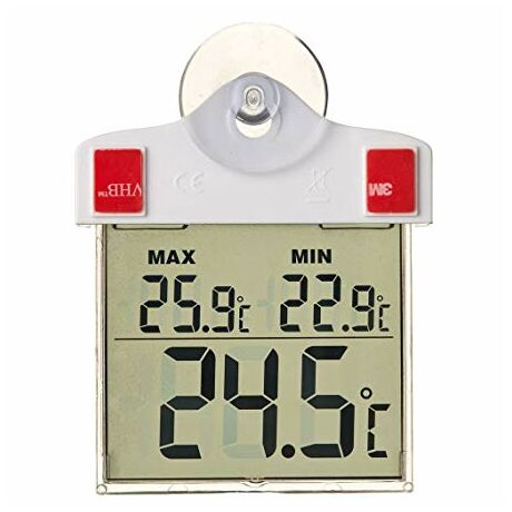 Digitális thermometer ablakba