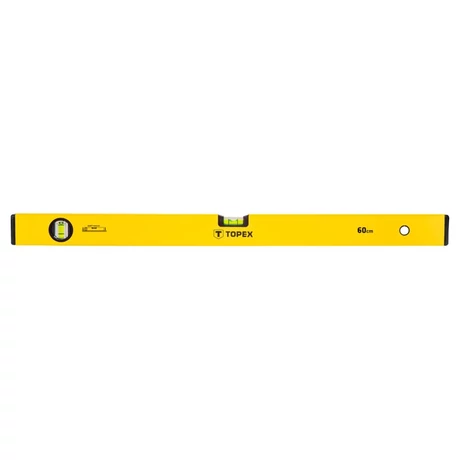 TOPEX VÍZMÉRTÉK, 60CM, 2 LIBELLA, 500-AS TÍPUS