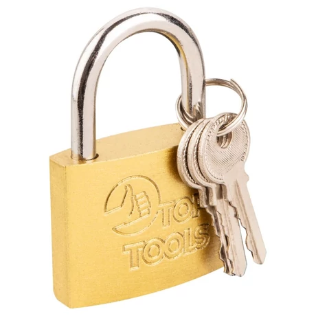 TOP TOOLS LAKAT 40MM RÉZ 2 KULCCSAL