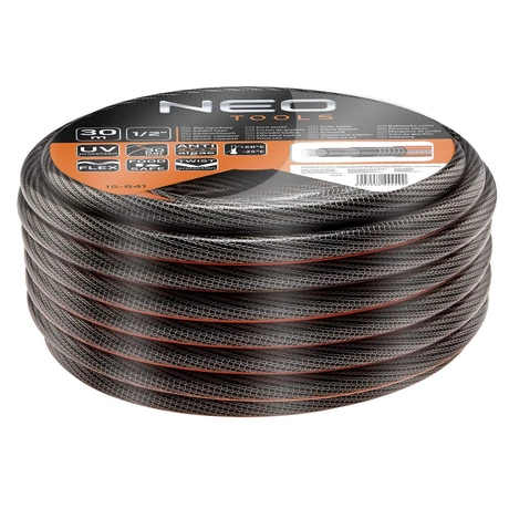 NEO LOCSOLÓTÖMLŐ 1/2"X30 M, 6 RÉTEGŰ PROFESSIONAL