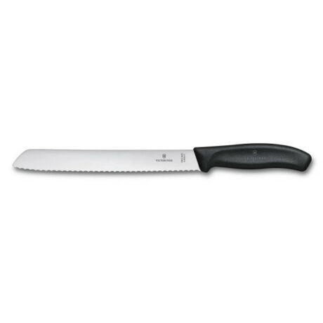 VICTORINOX Swiss Classic kenyérvágó kés (21 cm) fekete