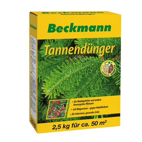 BECKMANN szerves-ásványi növénytáp fenyőfélékhez és egyéb örökzöldekhez 2,5kg