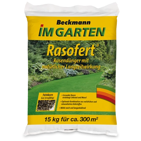 BECKMANN Rasofert hosszú hatású szerves-ásványi gyeptrágya 15kg