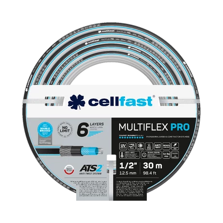 CELLFAST Locsolótömlő 6 rétegű MULTIFLEX ATSV 1/2" 30 m
