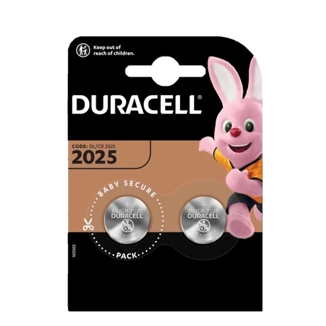 DURACELL GOMBELEM LÍTIUM CR2025 B2 2db