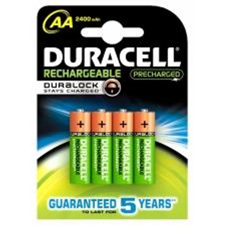DURACELL AKKUMLÁTOR CERUZA 2400 mAh R2U AA ( 4 db )